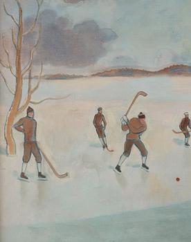 Einar Jolin, Bandy players.