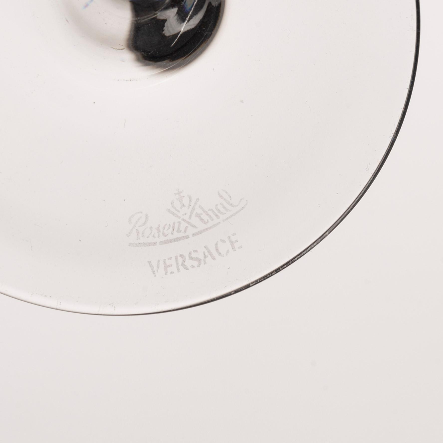 Versace, vinglas, 4 st, för Rosenthal.