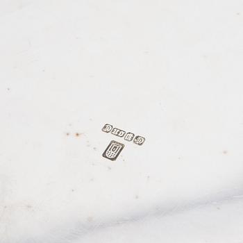 Trays 3 pcs, including England, silver-plated, first half of the 20th century.