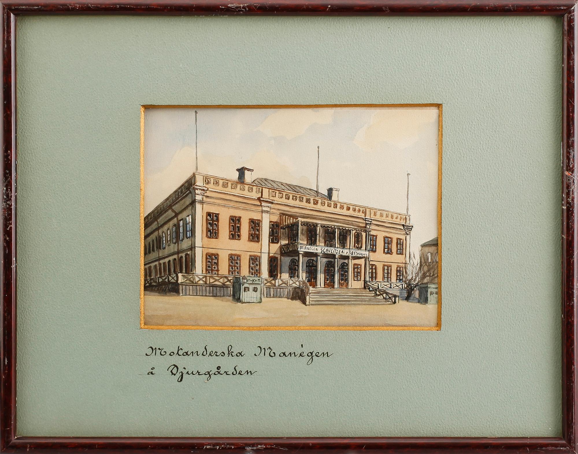 FRITZ LINDSTRÖM, 10 st, akvareller, signerade.