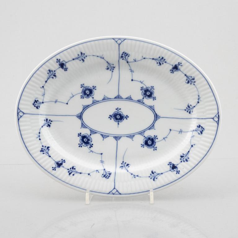 Royal Copenhagen, 6 pieces 'Blue Fluted', Denmark, late 19th century - 20th century.