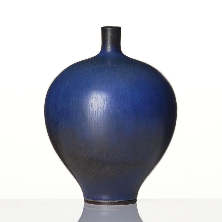 Berndt Friberg, vaser, 3 st, stengods, Gustavsbergs Studio 1956-64.
