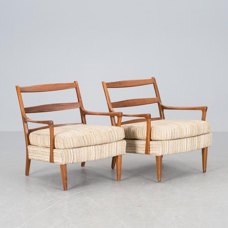 FÅTÖLJER, ett par, Bröderna Andersson, 1960-tal.