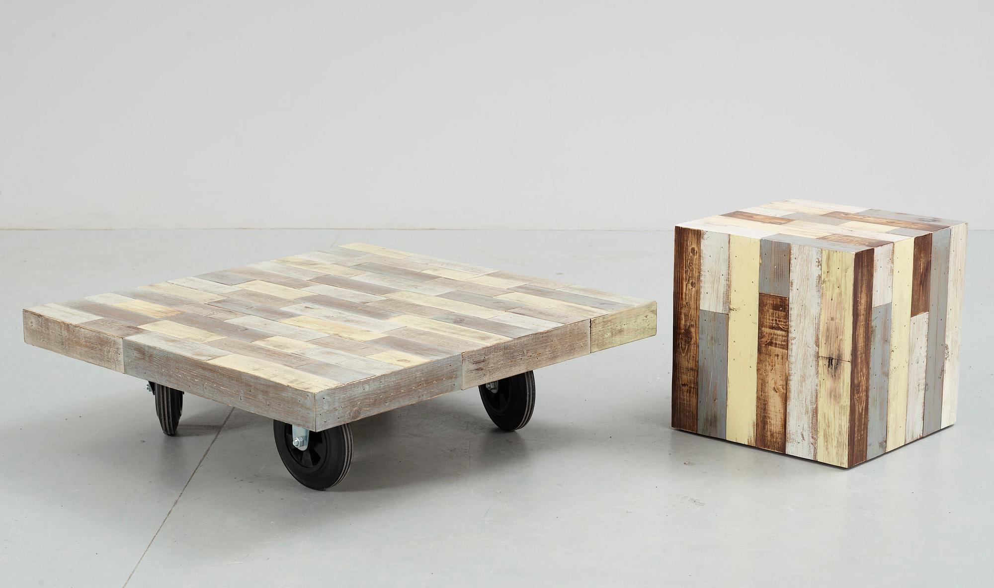 SOFFBORD samt PALL/BORD, 2000-tal.