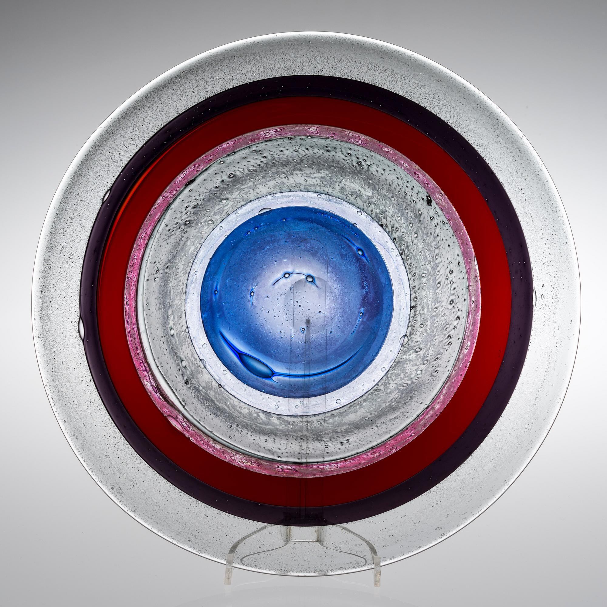 KAJ FRANCK, A RING PLATE. Signed Kaj Franck Nuutajärvi Notsjö. Late 1960s.