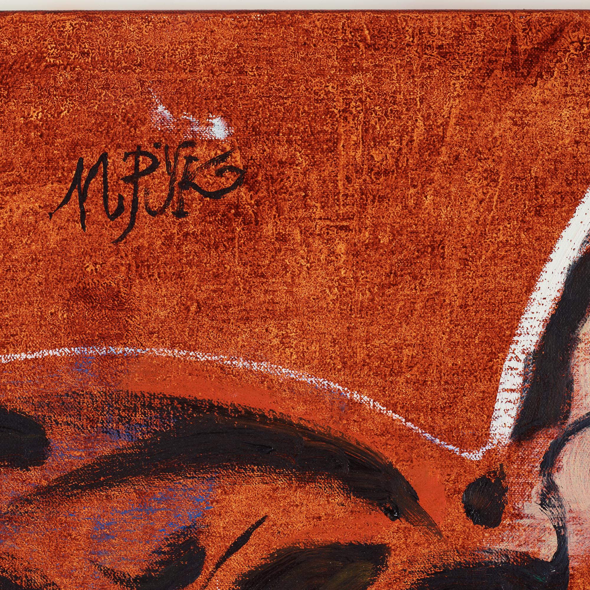 Madeleine Pyk, oil on canvas signed M. Pyk.