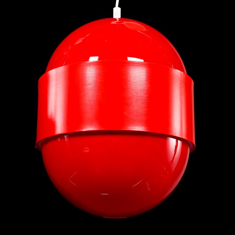 TAKLAMPOR, 2 st, "Globo ring", Uno & Östen Kristiansson, Luxus, 1970-tal.