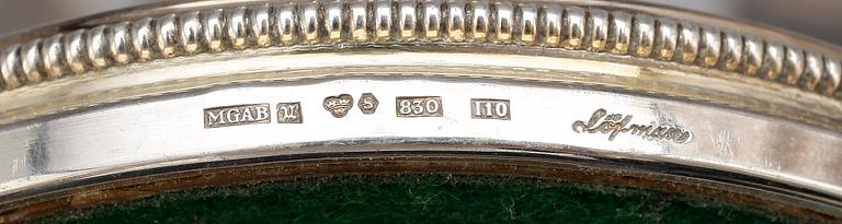 LJUSSTAKAR, 2 par, silver, bl a Löfman, MGAB, 1970-/80-tal.