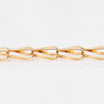 Anders Högberg, an 18K gold bracelet "Hula-hula", Göteborg 1968.