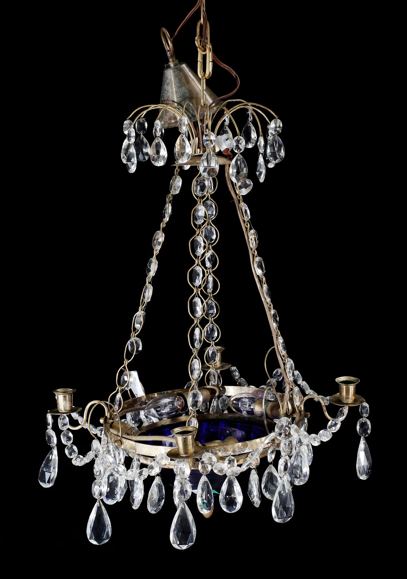 LJUSKRONA, empirestil, 1900-talets första hälft. H 56.