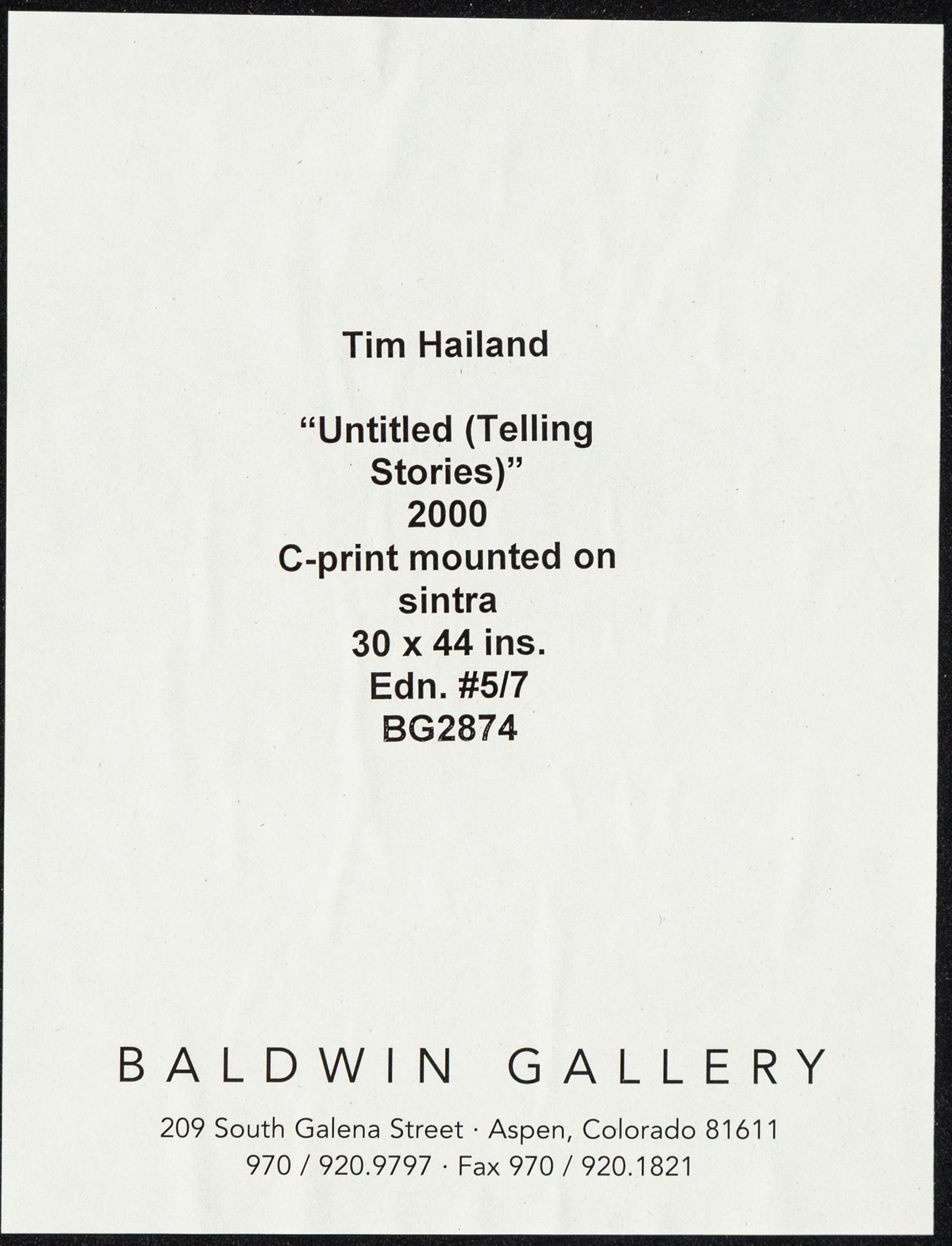 TIM HAILAND, c-print mounted on sintra, 2000, numbered 5/7.
