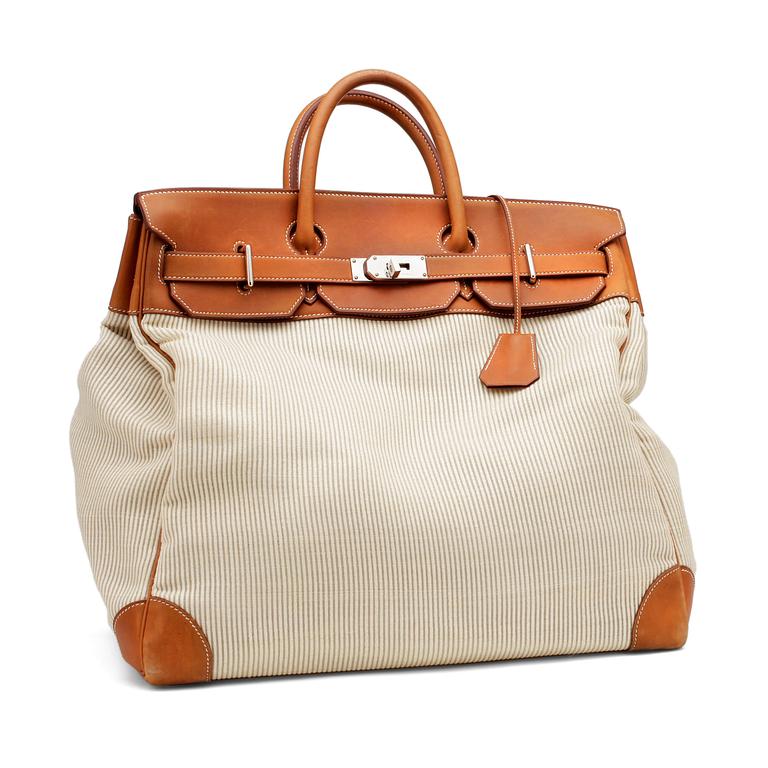 HERMÈS, a traveling bag, "Haut à Courroies".