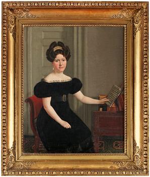 Johan Fredrik Möller, Porträtt föreställande "P Laadbye och makan Augusta Lauerwald".