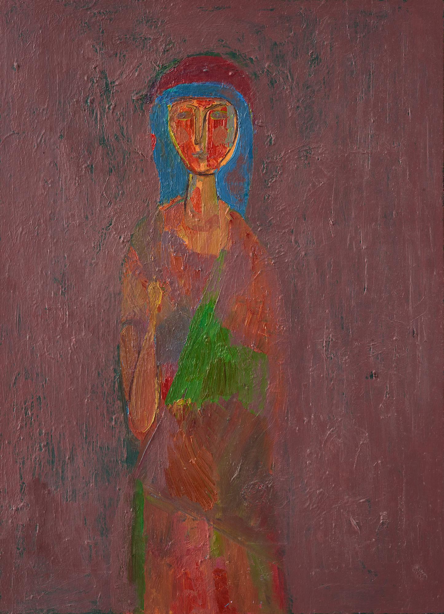 Oleg Kuznetsov, oil on canvas, verso signed and dated 1993.