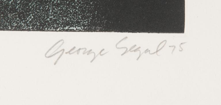 George Segal, etching and aquatint, signed and dated -75, numbered 12/46.