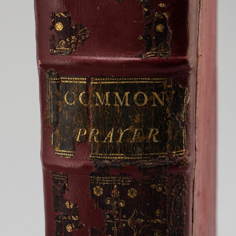 A first edition of The Book of Common Prayer" printed by John Baskerville 1760.