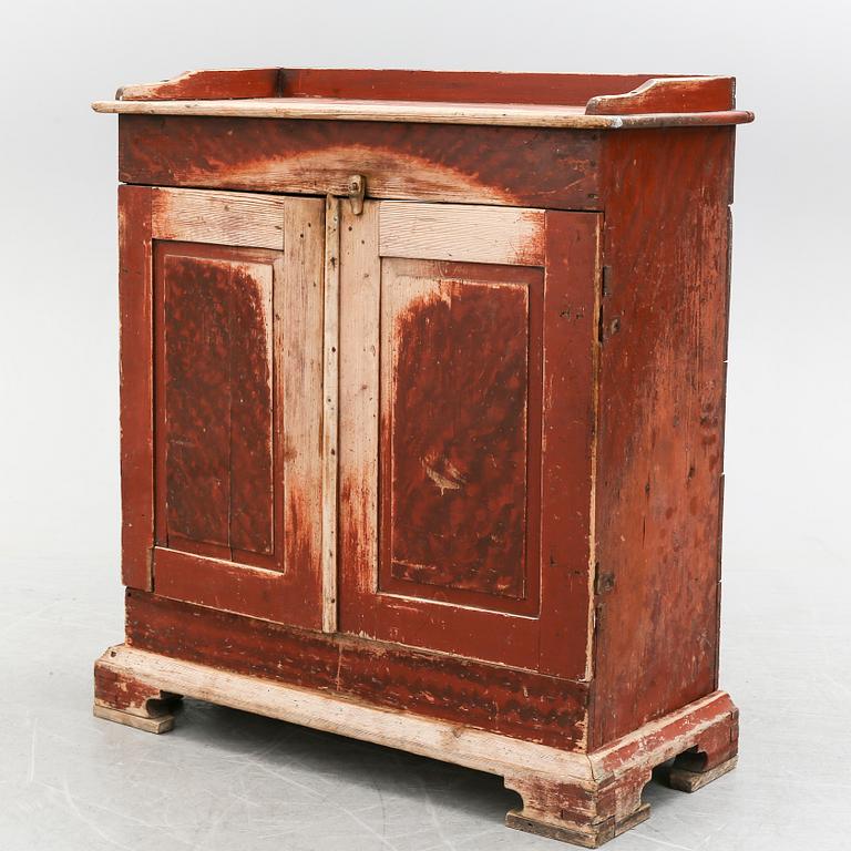 A painted pine sideboard, 19th Century.