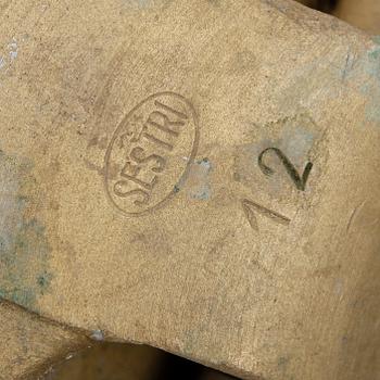 SKEPPSVENTILER, 2 st, mässing, tidigt 1900-tal.