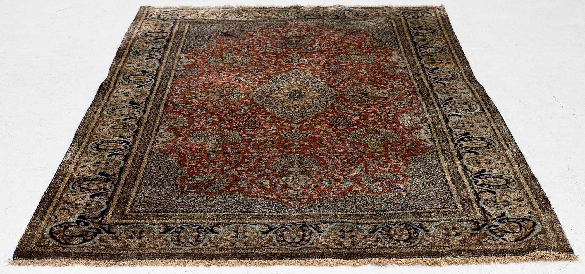 Carpet, Kashmir, approx. 205 x 138 cm.