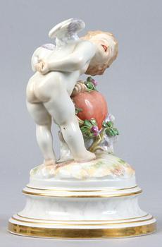 FIGURINER, 2 st, porslin, Meissen, 1800/1900-tal.