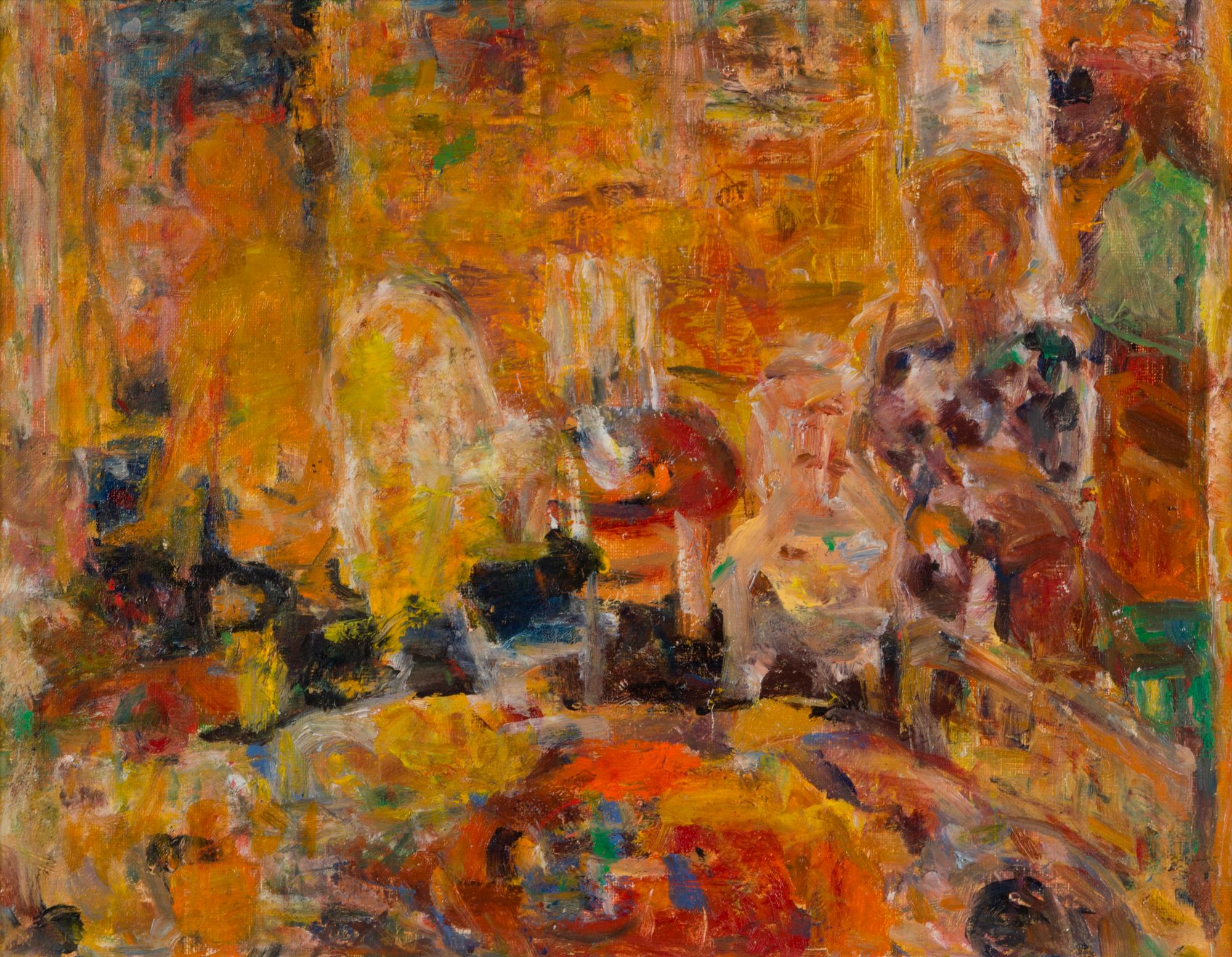 RAFAEL WARDI, BY THE TABLE.