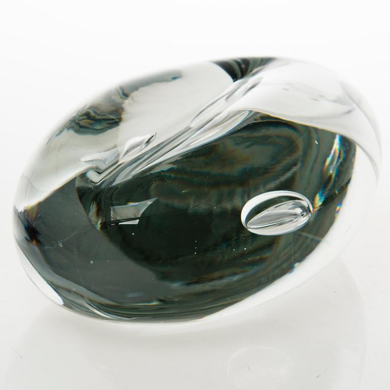TIMO SARPANEVA,  a 'Claritas' glass sculpture, signed Timo Sarpaneva, Iittala 1984 C958.