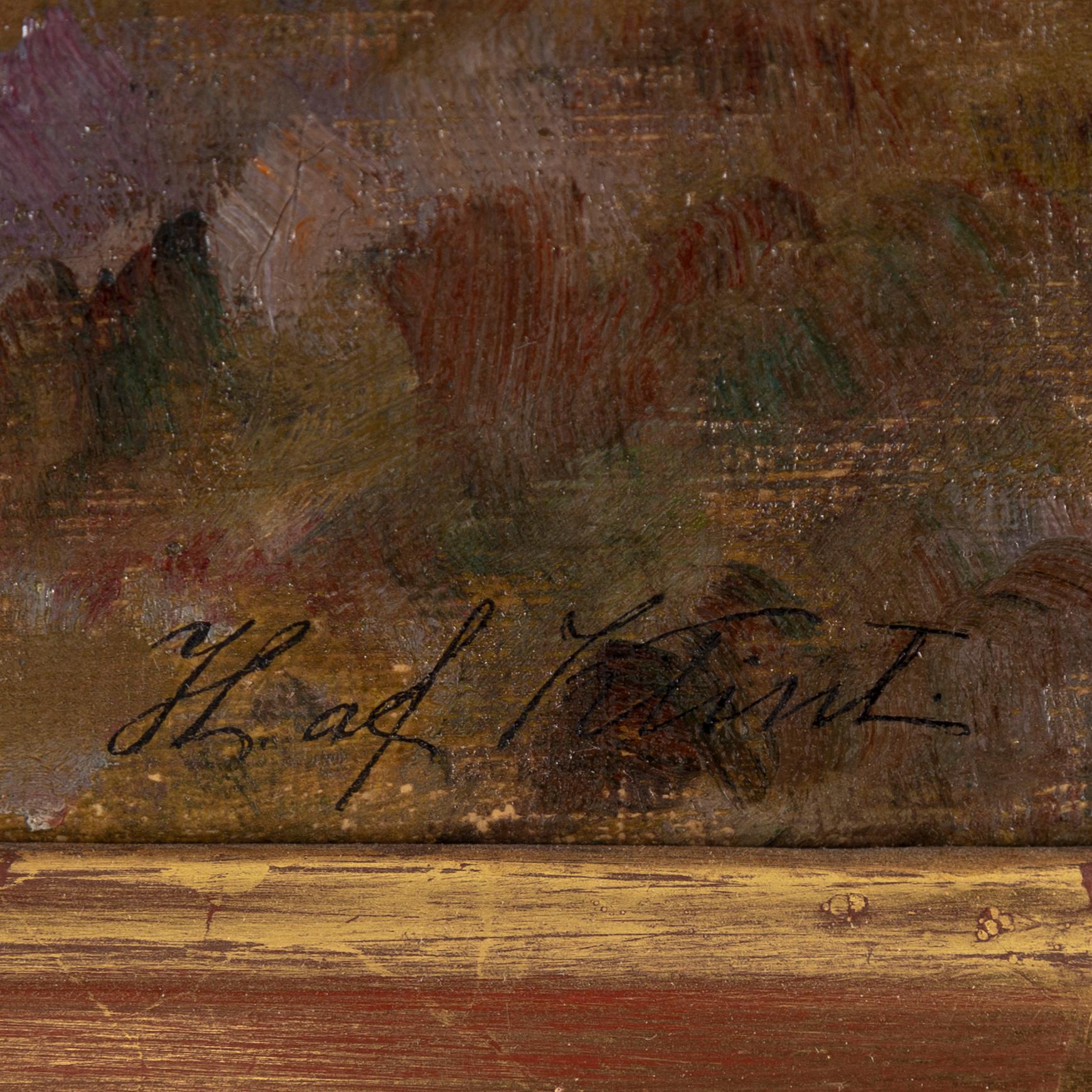 HILMA AF KLINT, oil on canvas laid down on panel, signed H. af Klint.