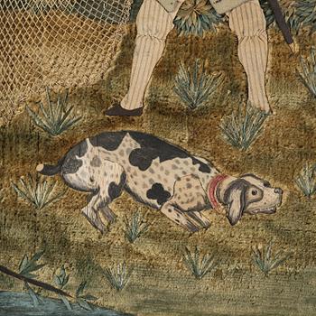 A Swedish decoupage, dated 1751.