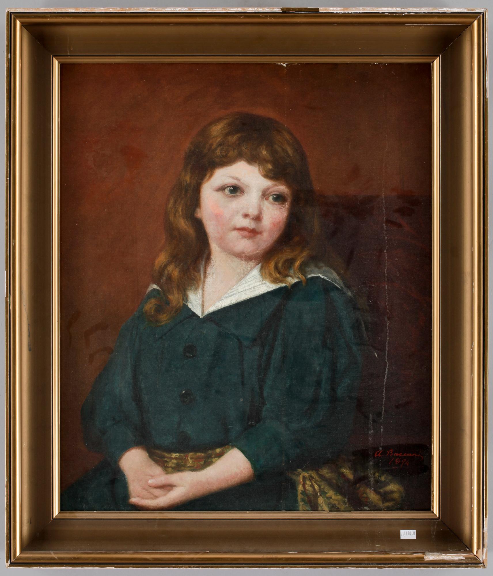ATTILIO BACCANI, tillskriven, olja på duk, bär sign o dat 1894.