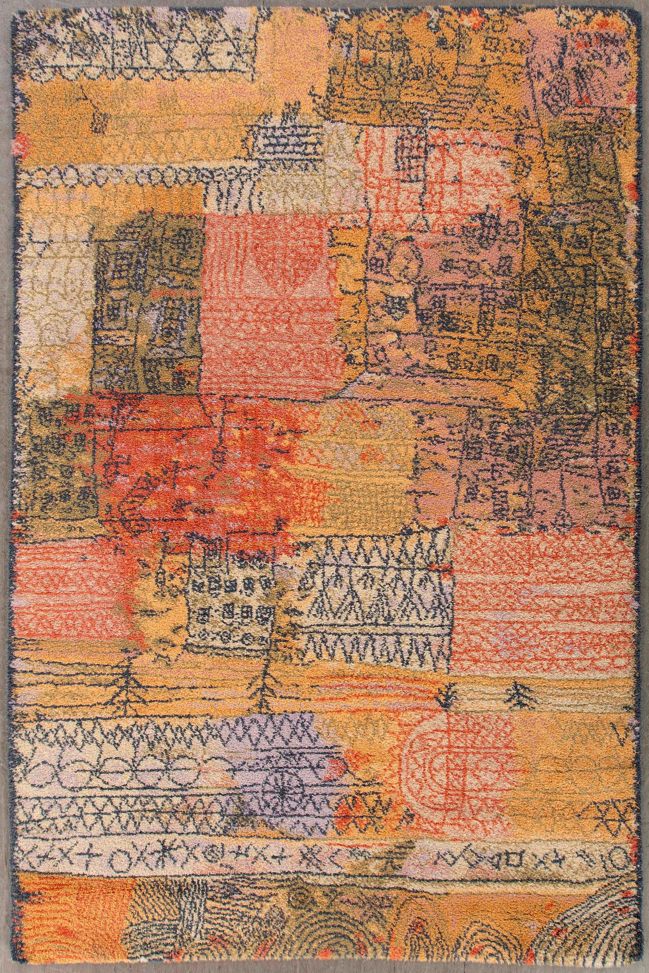 Paul Klee after machine made carpet ca 200 x 140 cm.