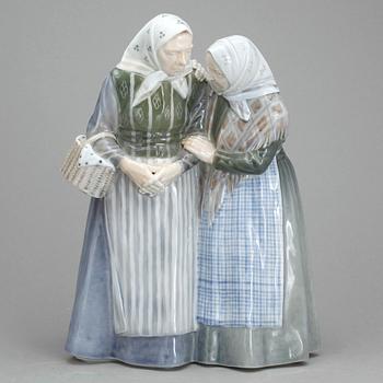 FIGURIN, porslin, Christian Thomsen, Royal Copenhagen.