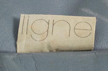 FÅTÖLJ MED FOTPALL "Brigantin", Michel Ducaroy för Ligne Roset 1981.