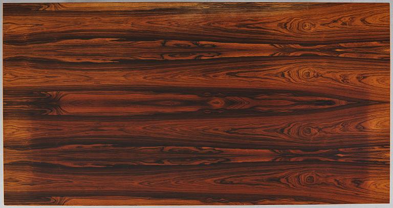 Severin Hansen, a 1950'-60's palisander desk, Haslev Møbelfabrik, Denmark.