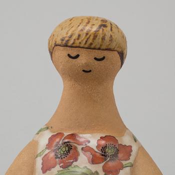 LISA LARSON, a 'Charlotta' stoneware figurine from ABC-flickorna, Gustavberg.