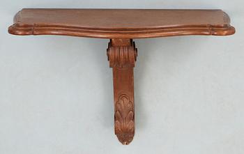 VÄGGHYLLA, 2 delar, rokokostil, 1900-talets första hälft.