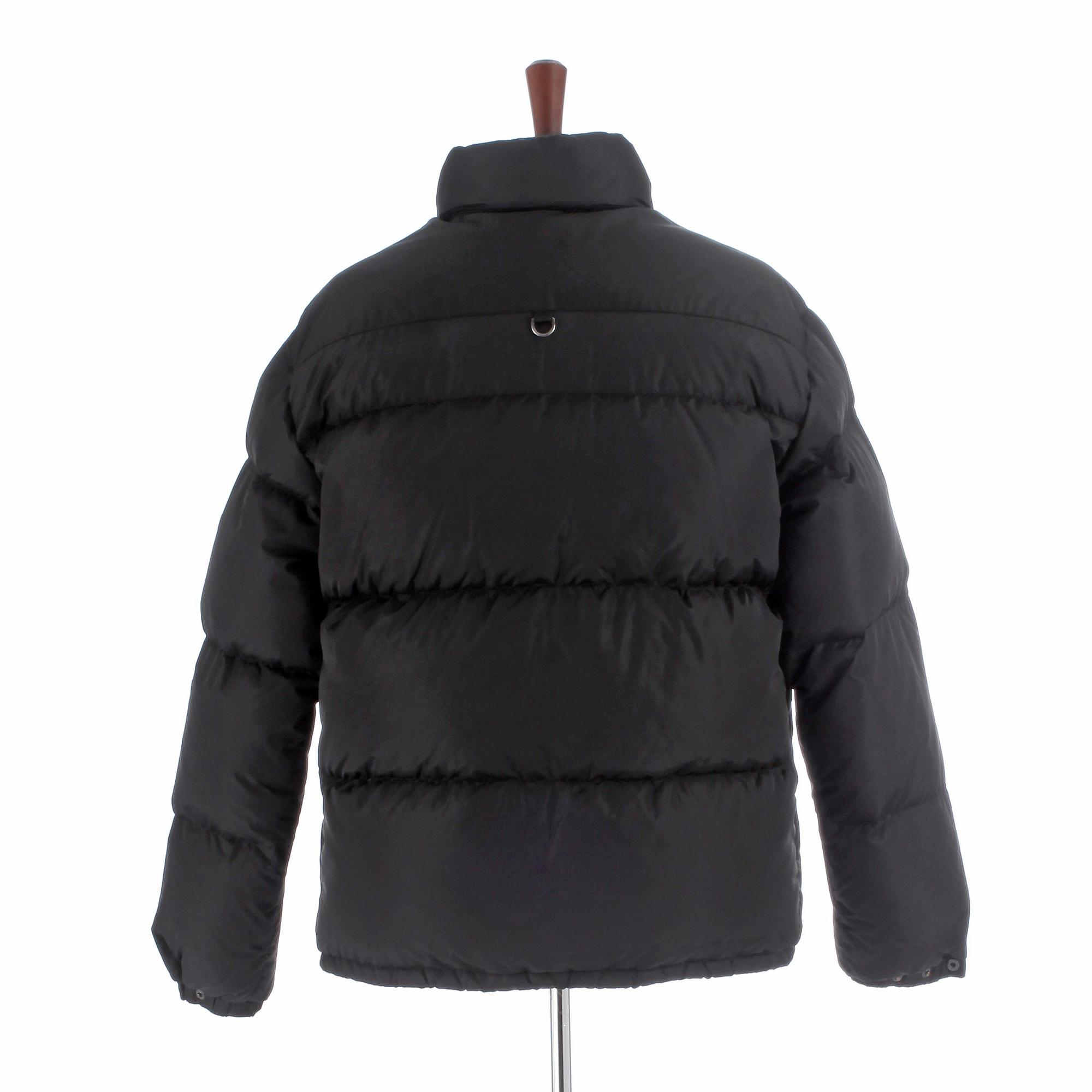 PRADA, a black down jacket, size 48.