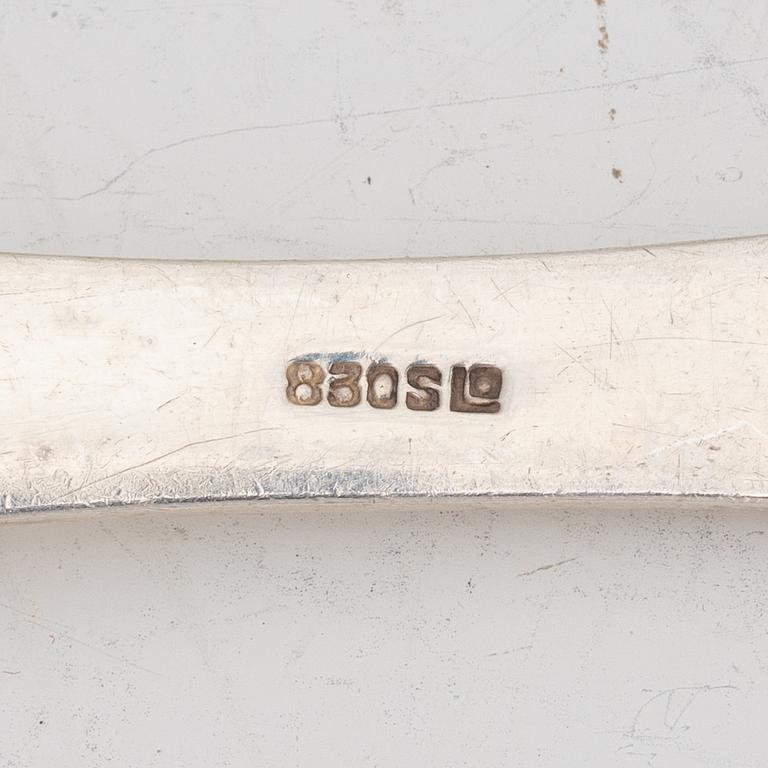 Serving cutlery, 3 pieces, silver, Norway.