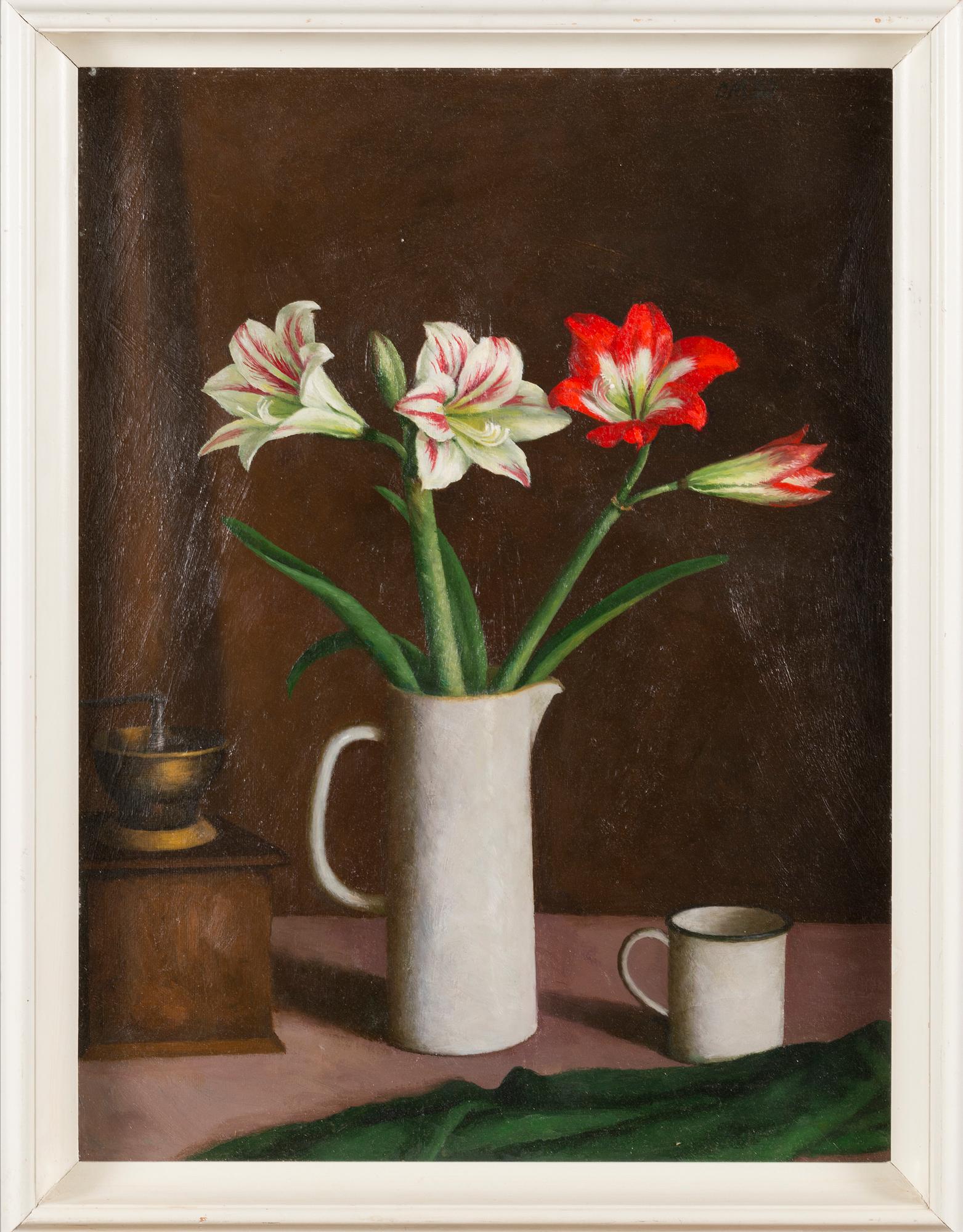 OLAV MARAN, oil on board, signed and dated-80.