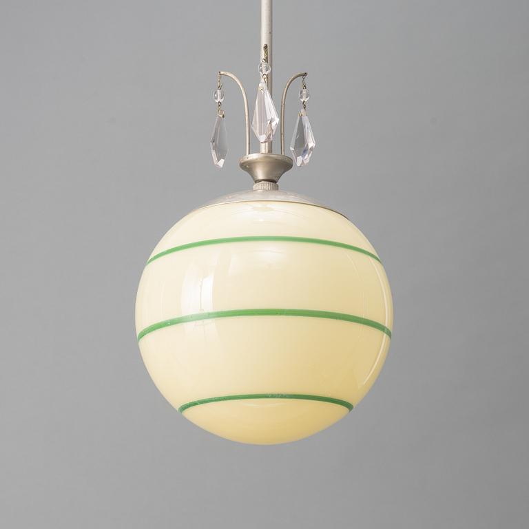 Cebe, a ceiling lamp, model '76814', Svalöv, 1930s.