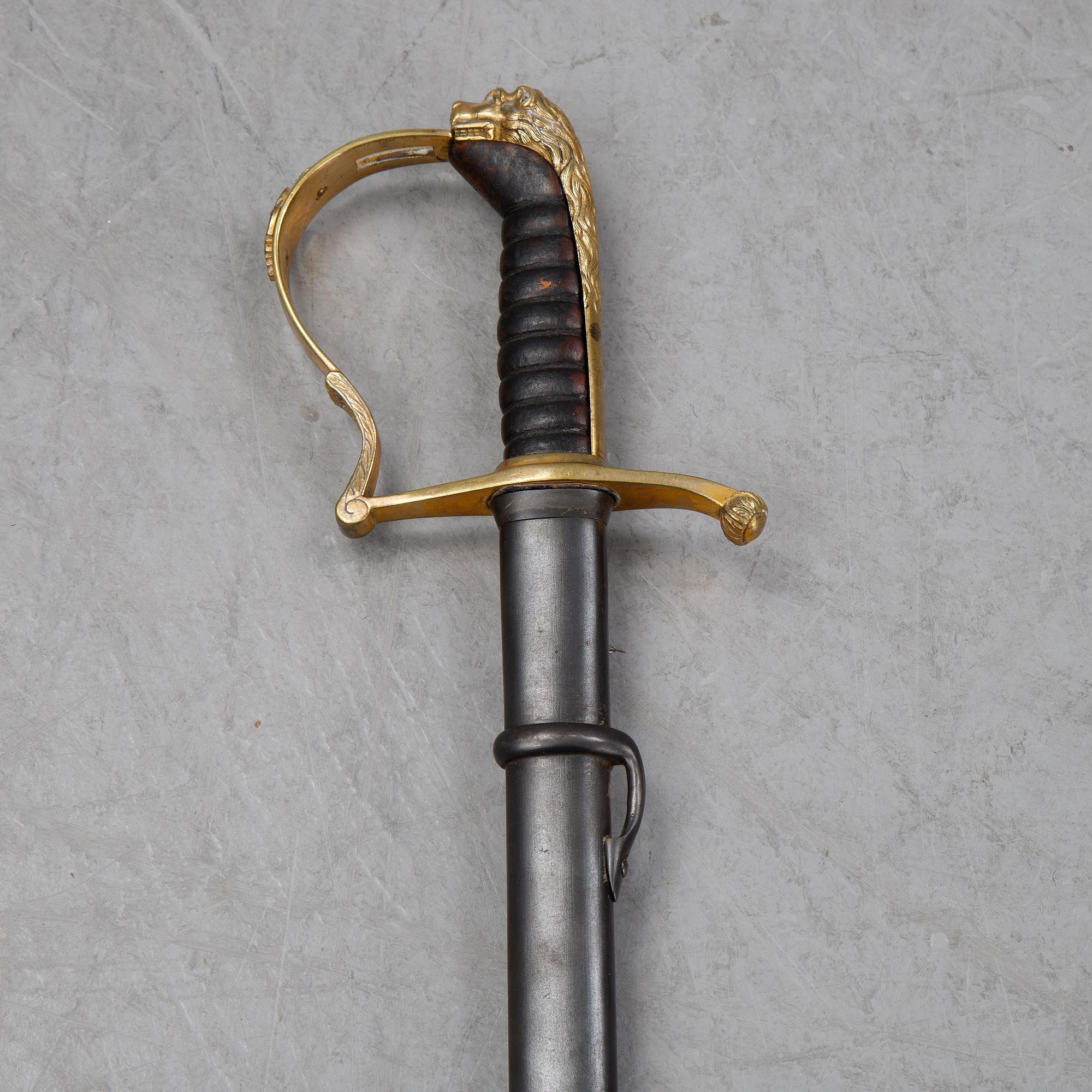 A Swedish infantry officer's sword 1899 pattern.
