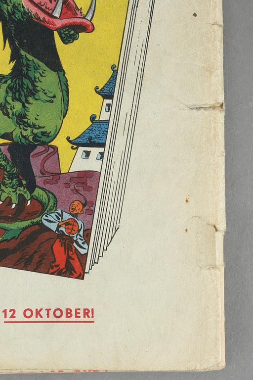 SERIETIDNING, Stålmannen, nr 1, sept-okt. 1949.