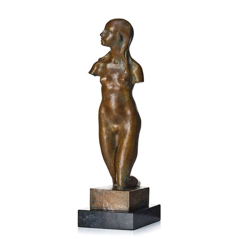 Gunnar Nilsson, sculpture. Signed with monogram. Bronze, height 42.5 cm.