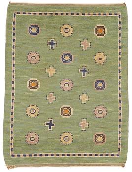 200. Märta Måås-Fjetterström, A CARPET, "Älgö", knotted pile, ca 127,5 x 95,5 cm, signed MMF.