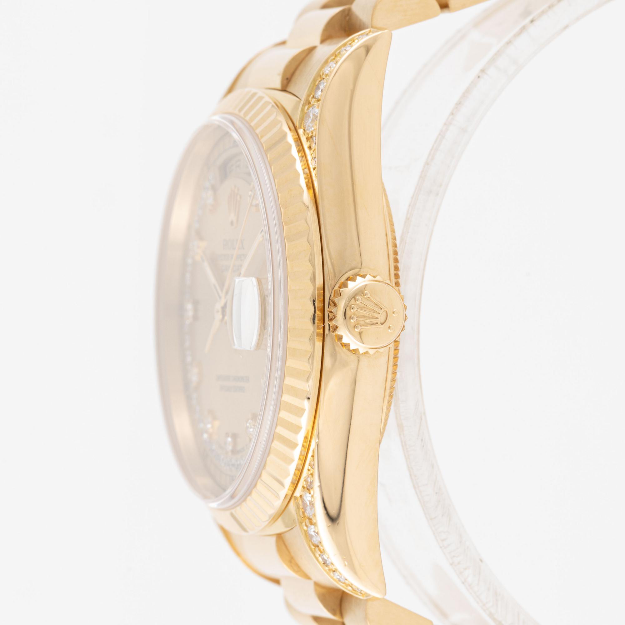 Rolex, Day-Date, "Diamond String Dial", ca 1994.