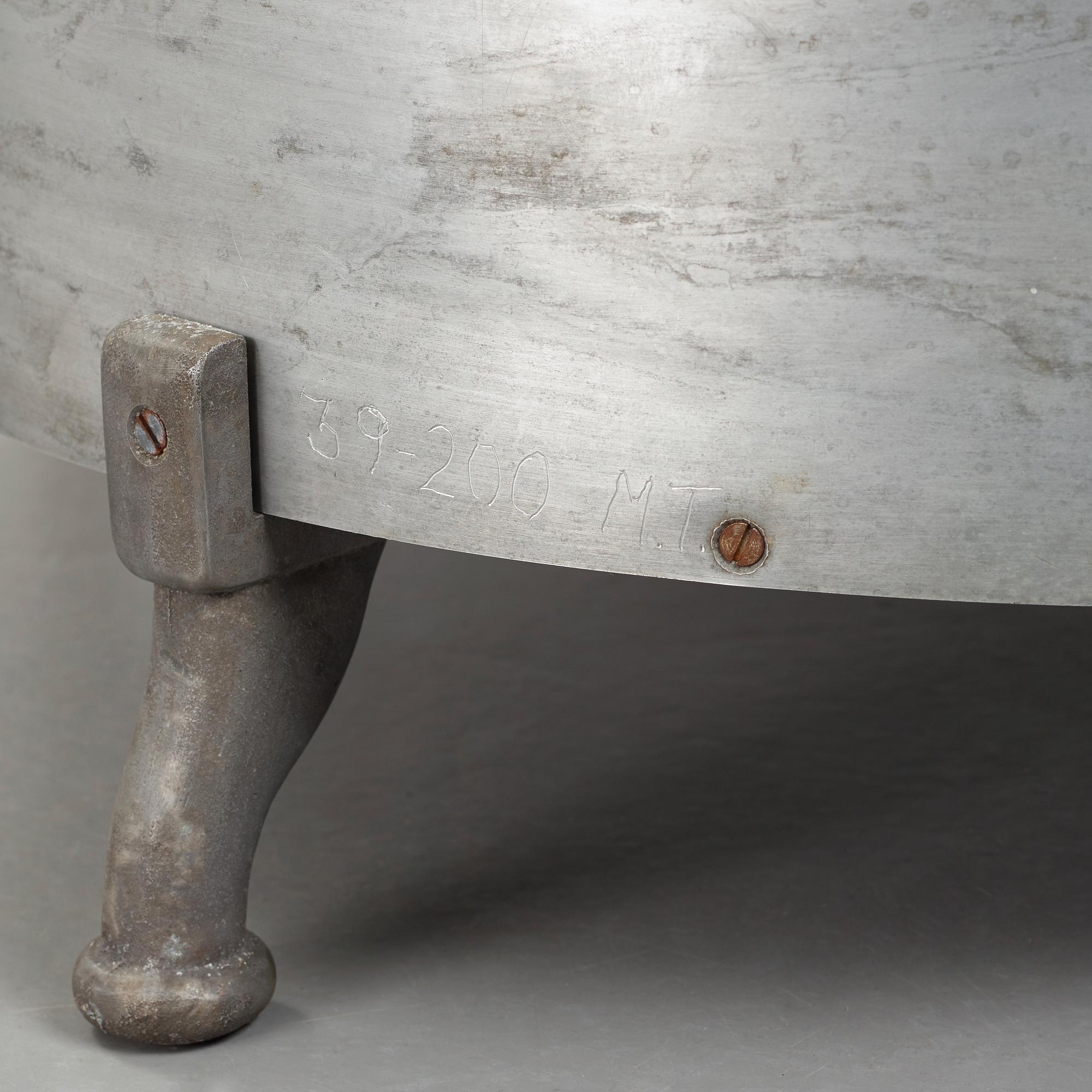 Mats Theselius, an 'Aluminiumfåtölj' easy chair upholstered with plaited birch bark, Källemo 1990.
