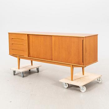 A 1960s teak sideboard.
