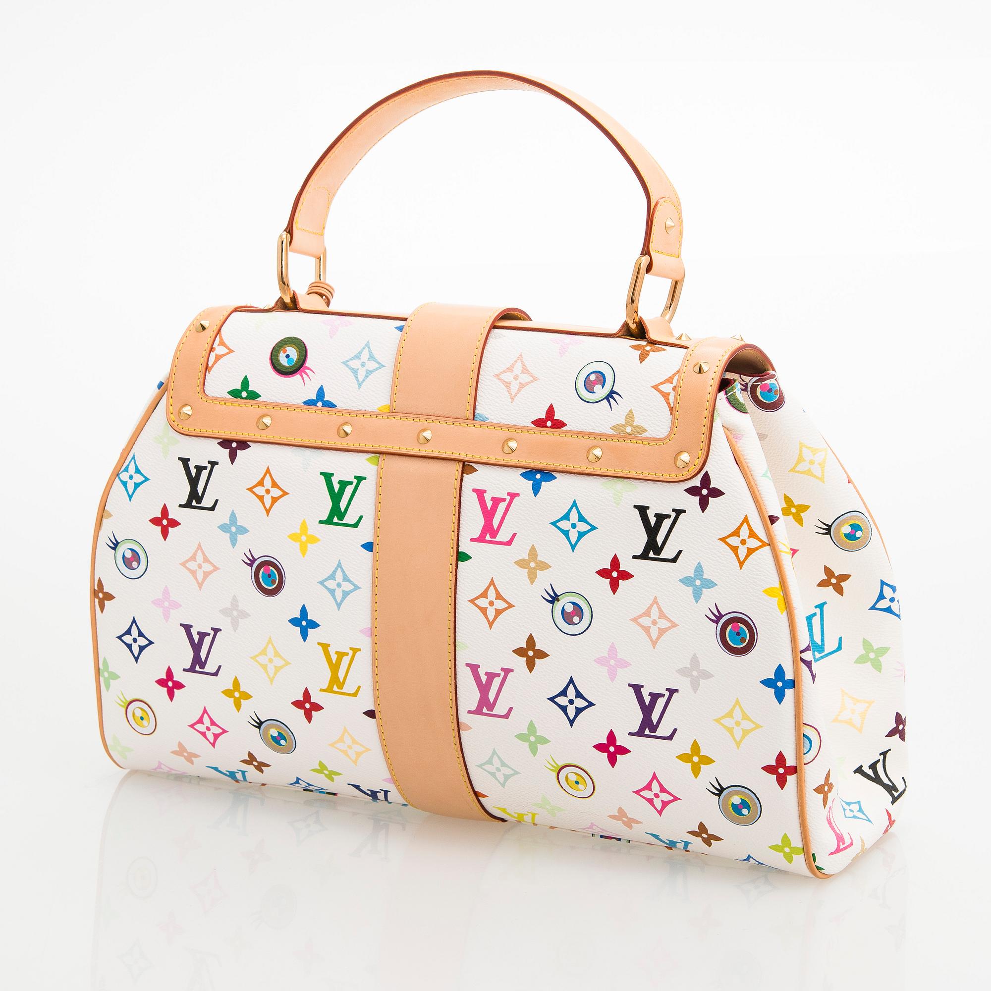 Louis Vuitton, väska, "Multicolor Murakami Eye Love You White", 2003.