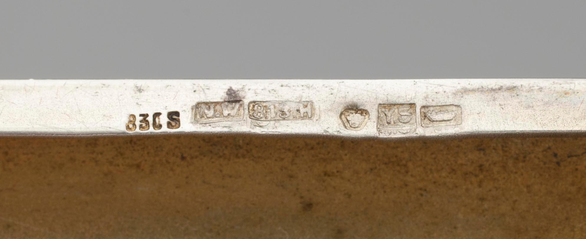 CIGARRETUI, silver, finska importstämplar 1928, vikt 164g.