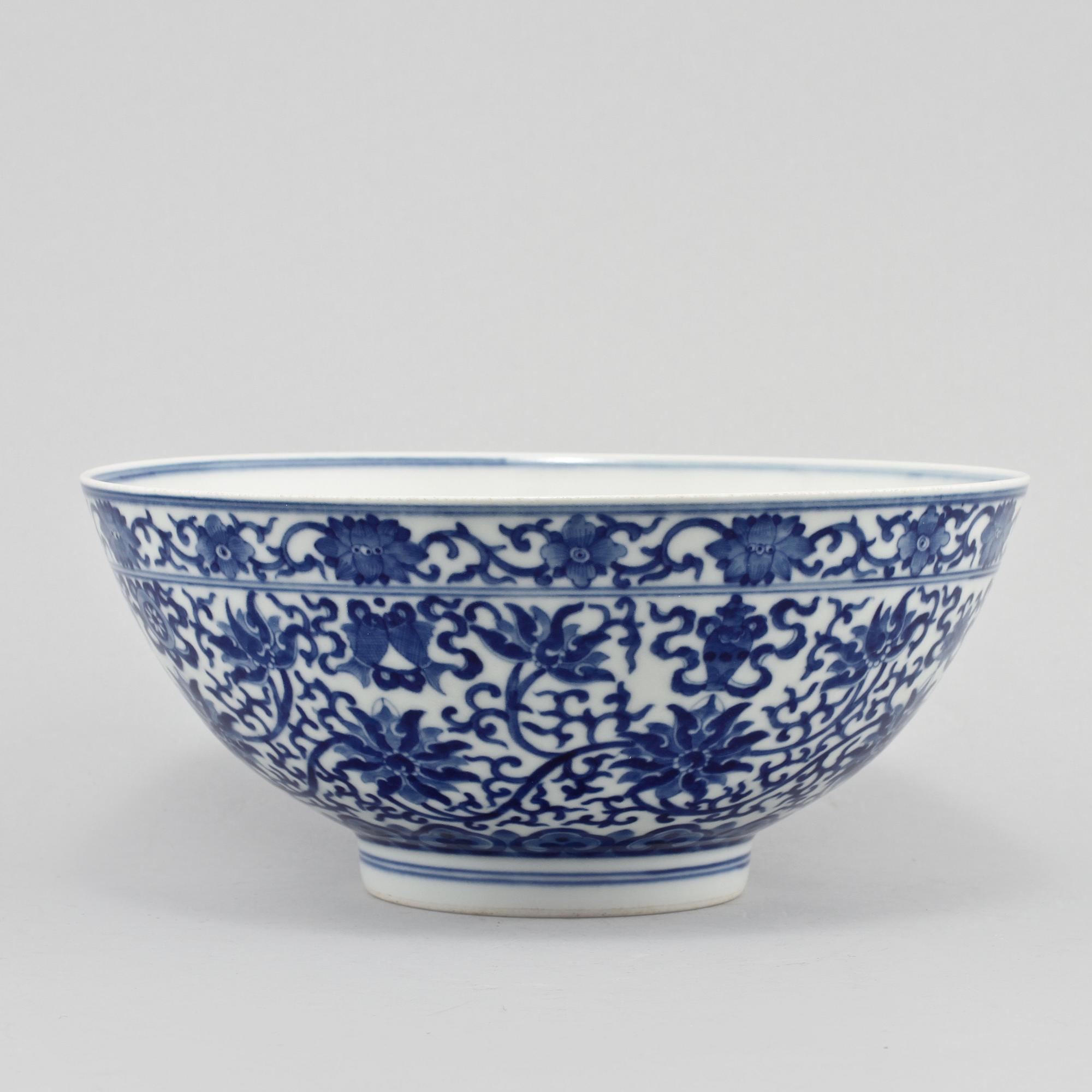 SKÅL, porslin, Kina, 1900-tal.