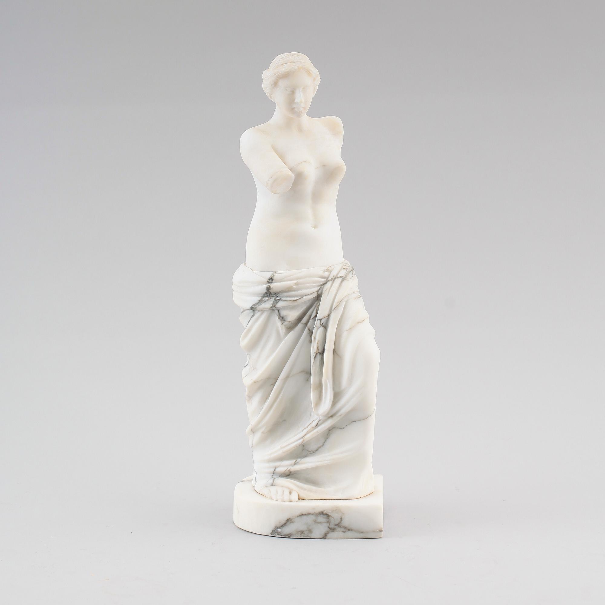 SKULPTUR, alabaster, 1900-talets andra hälft.